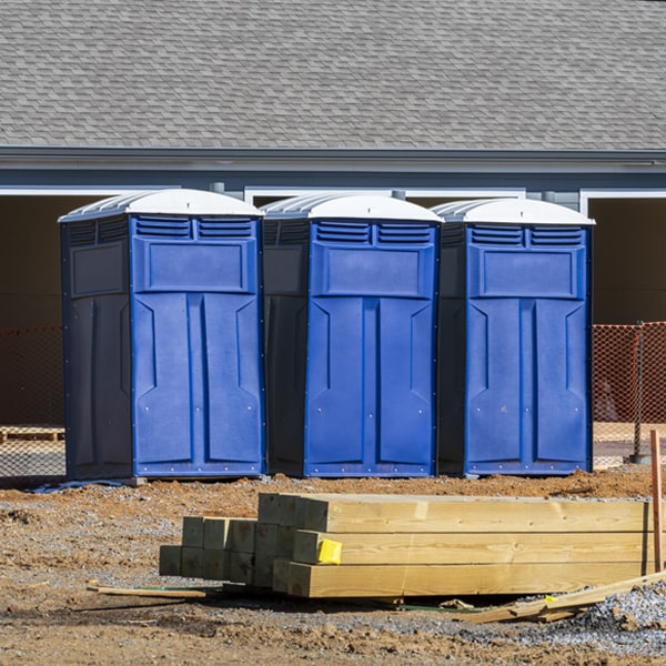 are there any restrictions on what items can be disposed of in the porta potties in Robeline